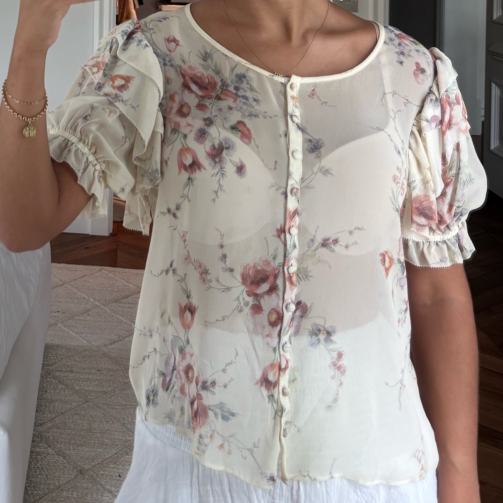 Loveshackfancy blouse